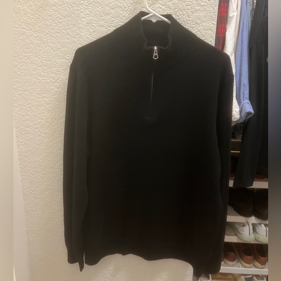 NWT J. Crew Cashmere Half Zip Sweater - Picture 1 of 3